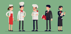 Distributörer och hotell- och restaurangbranschen (livsmedelstjänster som består i att tillreda och servera mat och dryck)