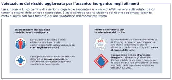 italian infographic inorganic arsenic