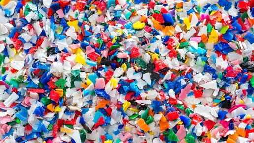 large-Different regrind polymers after milled in a shredder for recycling process.jpg