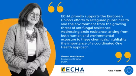 Sharon McGuinness, ECHA’s Executive Director